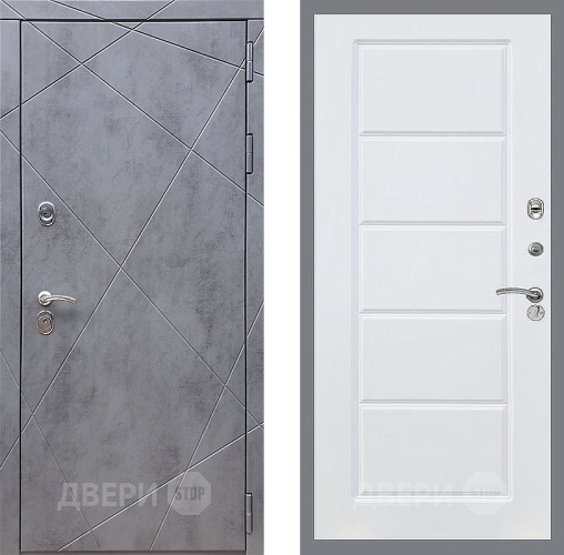 Входная металлическая Дверь Стоп Лучи ФЛ-39 Силк Сноу в Жуковский