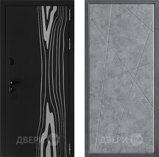 Входная металлическая Дверь Дверной континент ДК-12 ФЛ-655 Бетон серый в Жуковский