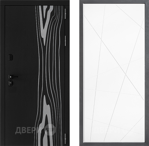 Входная металлическая Дверь Дверной континент ДК-12 ФЛ-655 Белый софт в Жуковский