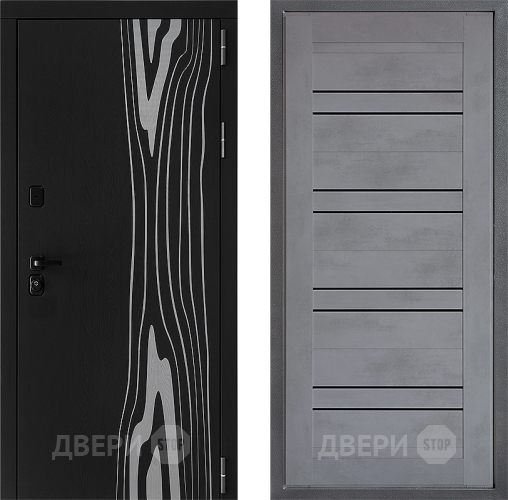 Входная металлическая Дверь Дверной континент ДК-12 ФЛ-49 Бетон серый в Жуковский