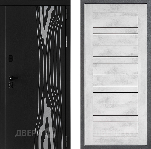 Дверь Дверной континент ДК-12 ФЛ-49 Бетон снежный в Жуковский