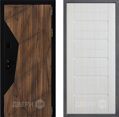 Входная металлическая Дверь Дверной континент ДК-11 ФЛ-70 Лиственница белая в Жуковский