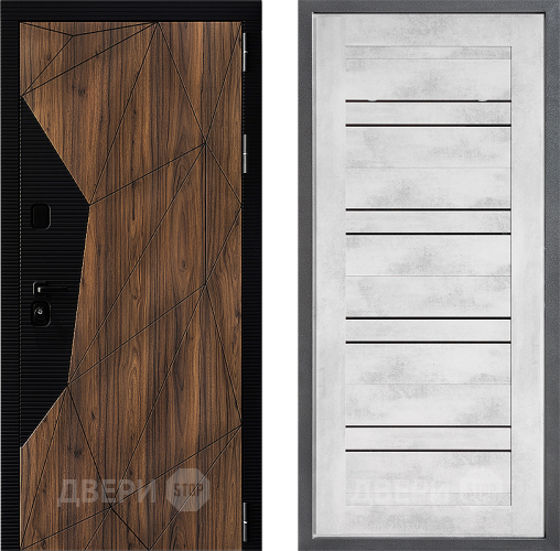 Дверь Дверной континент ДК-11 ФЛ-49 Бетон снежный в Жуковский