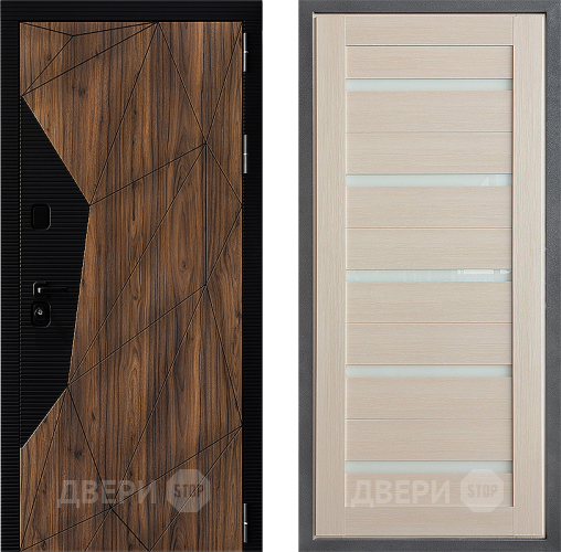 Входная металлическая Дверь Дверной континент ДК-11 ФЛ-47 Лиственница белая в Жуковский