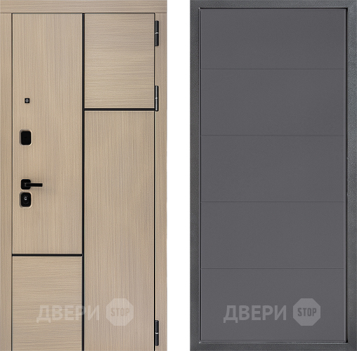 Входная металлическая Дверь Дверной континент ДК-14 ФЛ-649 Графит софт в Жуковский