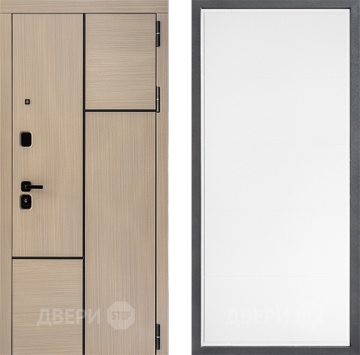 Входная металлическая Дверь Дверной континент ДК-14 ФЛ-649 Белый софт в Жуковский