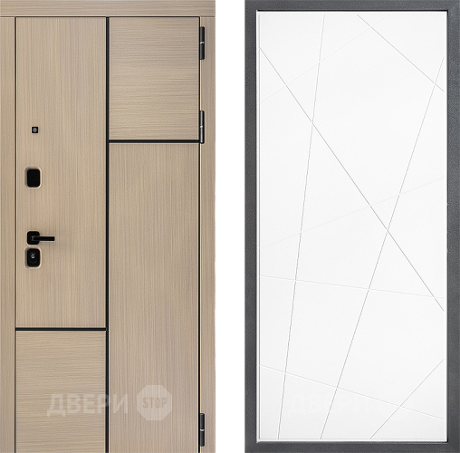 Входная металлическая Дверь Дверной континент ДК-14 ФЛ-655 Белый софт в Жуковский