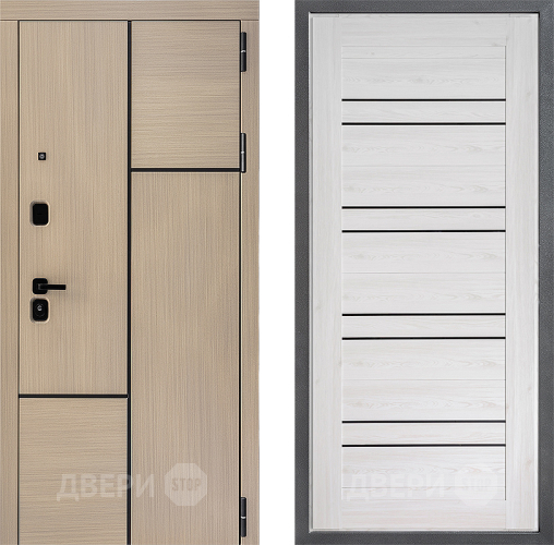 Входная металлическая Дверь Дверной континент ДК-14 ФЛ-49 Сосна белая в Жуковский