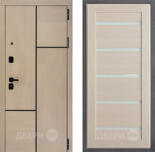 Входная металлическая Дверь Дверной континент ДК-14 ФЛ-47 Капучино в Жуковский