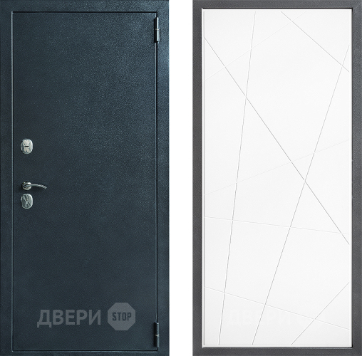 Входная металлическая Дверь Дверной континент ДК-70 Дизайн ФЛ-655 Белый софт в Жуковский