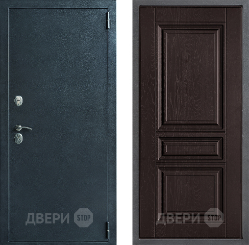 Входная металлическая Дверь Дверной континент ДК-70 Дизайн ФЛ-243 Дуб шоколадный в Жуковский