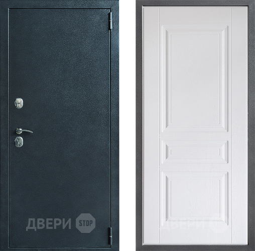 Входная металлическая Дверь Дверной континент ДК-70 Дизайн ФЛ-243 Альберо Браш серебро в Жуковский