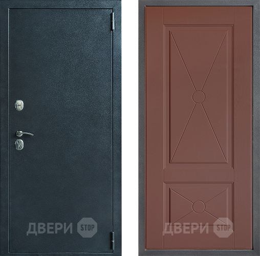 Входная металлическая Дверь Дверной континент ДК-70 Дизайн ФЛ-617 Ясень шоколадный в Жуковский