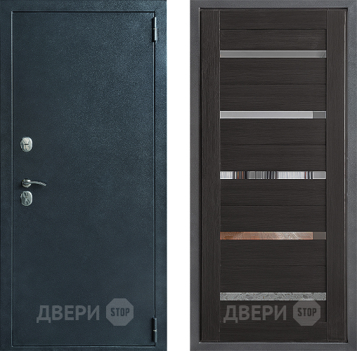 Входная металлическая Дверь Дверной континент ДК-70 Дизайн ФЛ-47 Венге в Жуковский