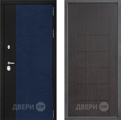 Входная металлическая Дверь Дверной континент ДК-9 ФЛ-Лайн Венге в Жуковский
