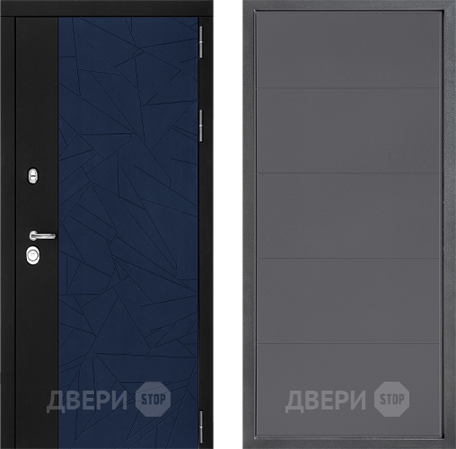 Входная металлическая Дверь Дверной континент ДК-9 ФЛ-649 Графит софт в Жуковский