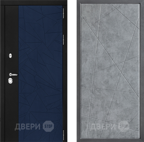 Входная металлическая Дверь Дверной континент ДК-9 ФЛ-655 Бетон серый в Жуковский