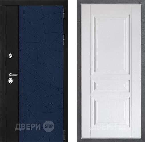 Входная металлическая Дверь Дверной континент ДК-9 ФЛ-243 Альберо Браш серебро в Жуковский