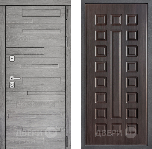 Входная металлическая Дверь Дверной континент ДК-10 ФЛ-183 Венге в Жуковский
