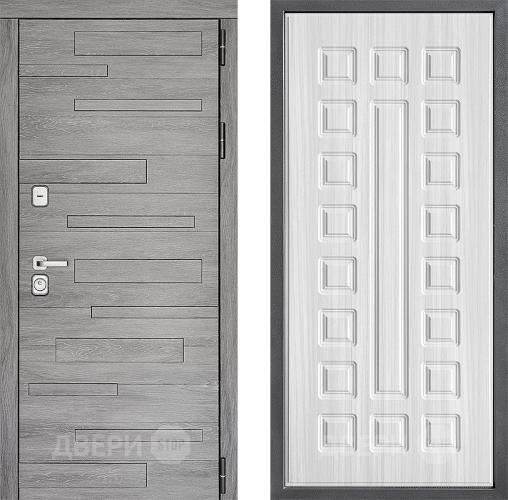 Входная металлическая Дверь Дверной континент ДК-10 ФЛ-183 Сандал белый в Жуковский