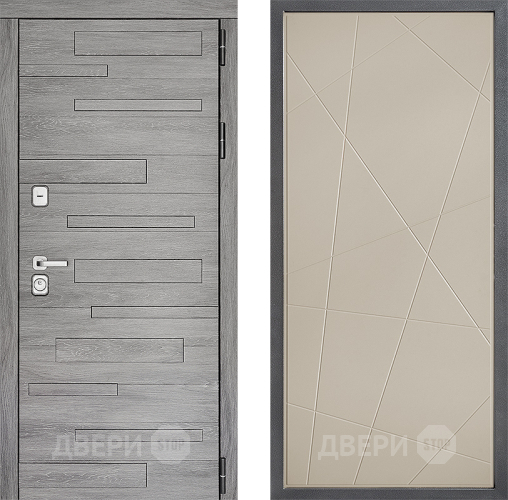 Входная металлическая Дверь Дверной континент ДК-10 ФЛ-655 Капучино в Жуковский