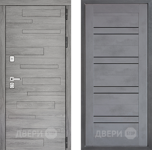 Дверь Дверной континент ДК-10 ФЛ-49 Бетон серый в Жуковский