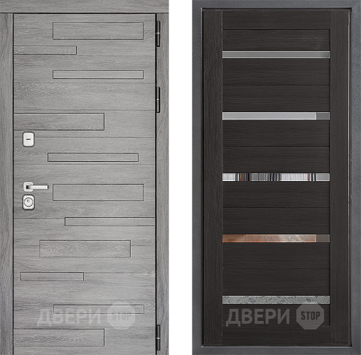 Входная металлическая Дверь Дверной континент ДК-10 ФЛ-47 Венге в Жуковский