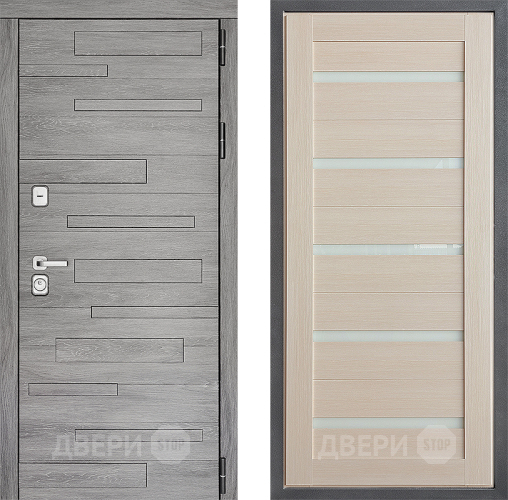 Входная металлическая Дверь Дверной континент ДК-10 ФЛ-47 Капучино в Жуковский