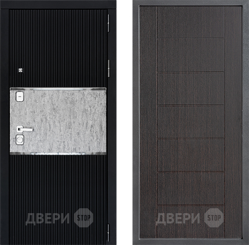 Входная металлическая Дверь Дверной континент ДК-13 ФЛ-Лайн Венге в Жуковский