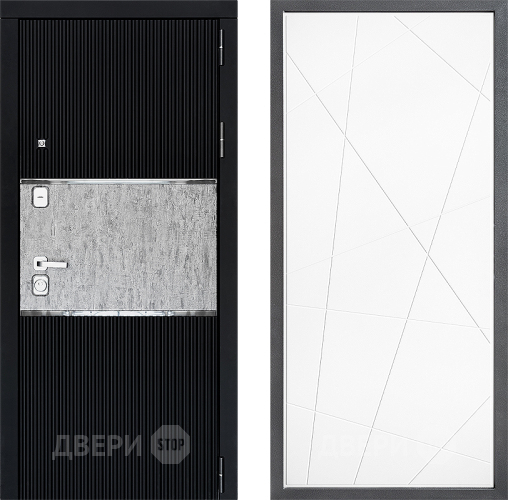 Входная металлическая Дверь Дверной континент ДК-13 ФЛ-655 Белый софт в Жуковский