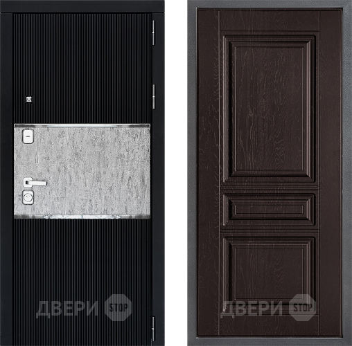 Входная металлическая Дверь Дверной континент ДК-13 ФЛ-243 Дуб шоколадный в Жуковский