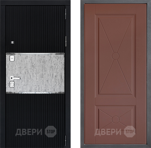 Входная металлическая Дверь Дверной континент ДК-13 ФЛ-617 Ясень шоколадный в Жуковский