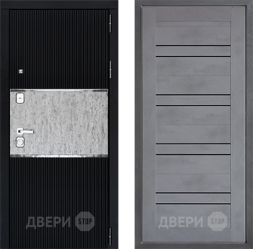 Входная металлическая Дверь Дверной континент ДК-13 ФЛ-49 Бетон серый в Жуковский