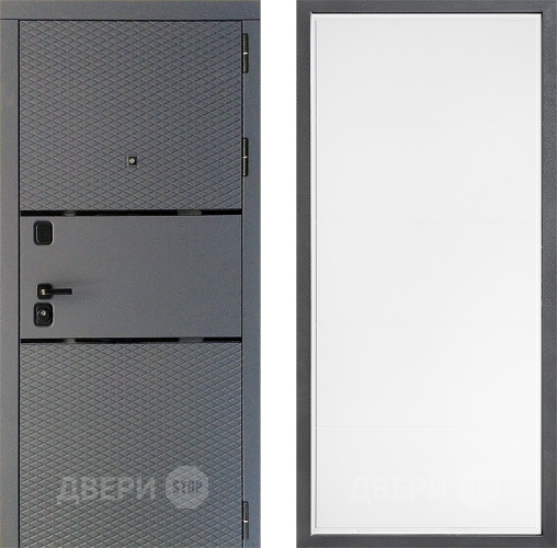 Входная металлическая Дверь Дверной континент Диамант Дизайн ФЛ-649 Белый софт в Жуковский