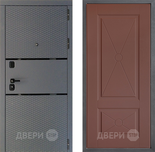 Входная металлическая Дверь Дверной континент Диамант Дизайн ФЛ-617 Ясень шоколадный в Жуковский