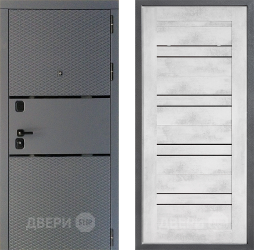 Входная металлическая Дверь Дверной континент Диамант Дизайн ФЛ-49 Бетон снежный в Жуковский