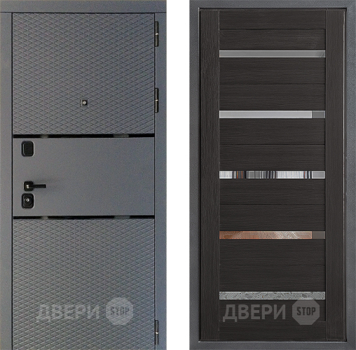 Входная металлическая Дверь Дверной континент Диамант Дизайн ФЛ-47 Венге в Жуковский