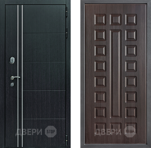 Входная металлическая Дверь Дверной континент Теплолюкс Дизайн ФЛ-183 Венге в Жуковский