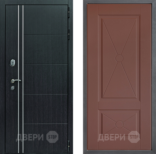 Дверь Дверной континент Теплолюкс Дизайн ФЛ-617 Ясень шоколадный в Жуковский