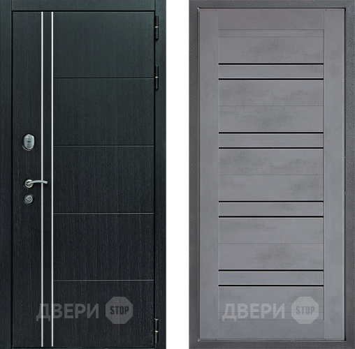 Дверь Дверной континент Теплолюкс Дизайн ФЛ-49 Бетон серый в Жуковский