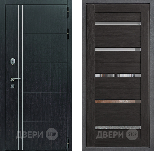 Входная металлическая Дверь Дверной континент Теплолюкс Дизайн ФЛ-47 Венге в Жуковский