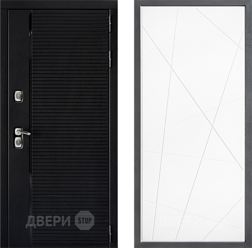 Входная металлическая Дверь Дверной континент ДК-1 ФЛ-655 Белый софт в Жуковский