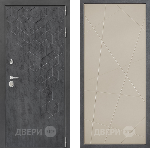 Входная металлическая Дверь Дверной континент ДК-3/713 ФЛ-655 Капучино в Жуковский
