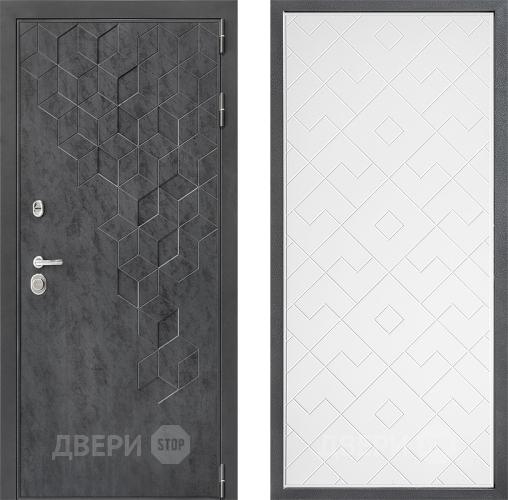 Дверь Дверной континент ДК-3/713 ФЛ-Тиффани Белый софт в Жуковский
