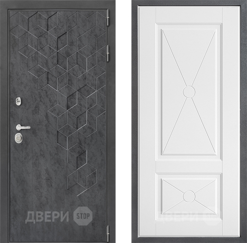 Входная металлическая Дверь Дверной континент ДК-3/713 ФЛ-617 Софт милк в Жуковский