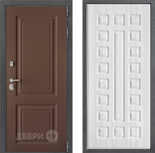 Входная металлическая Дверь Дверной континент ДК-3/729 ФЛ-183 Сандал белый в Жуковский