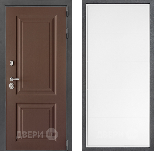Входная металлическая Дверь Дверной континент ДК-3/729 ФЛ-649 Белый софт в Жуковский