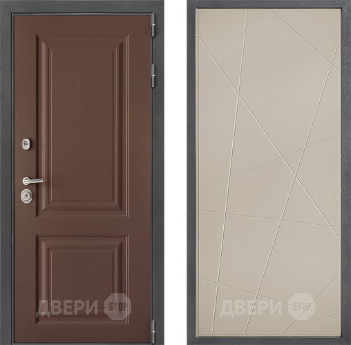 Входная металлическая Дверь Дверной континент ДК-3/729 ФЛ-655 Капучино в Жуковский