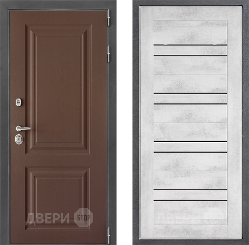 Входная металлическая Дверь Дверной континент ДК-3/729 ФЛ-49 Бетон снежный в Жуковский