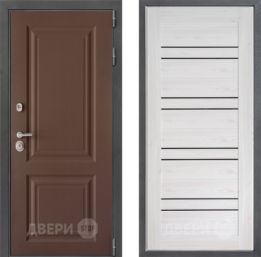Входная металлическая Дверь Дверной континент ДК-3/729 ФЛ-49 Сосна белая в Жуковский